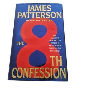 James Patterson The 8th Confession Hardcover 1st Edition Women's Murder Club